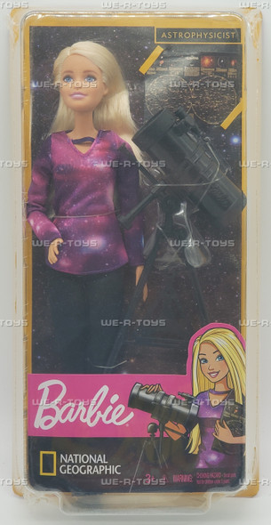Barbie ​Nat Geo I Can Be Astrophysicist Doll 2018 Mattel GDM47