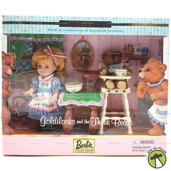 Barbie Goldilocks and the Three Bears Kelly Storybook Collectible Doll 2000