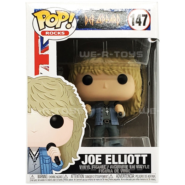 Funko Pop! Rocks: Def Leppard - Joe Elliott Vinyl Figure 147