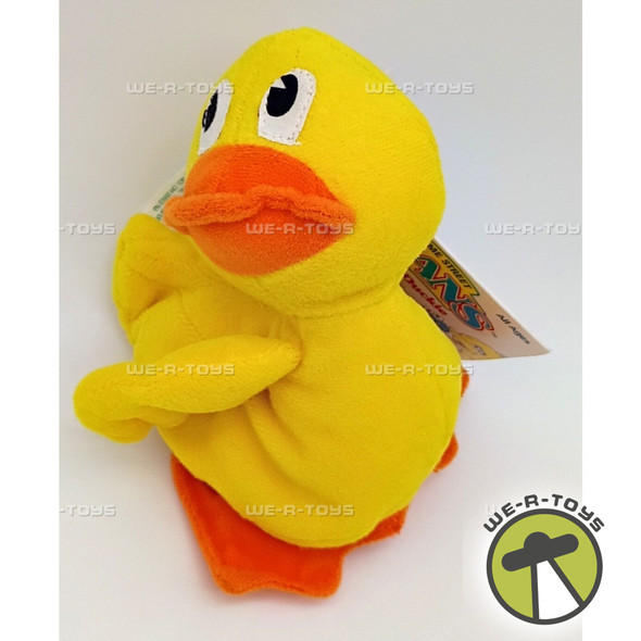 Sesame Street Beans Rubber Duckie Plush 30 Year Anniversary Tyco 1997 #33636