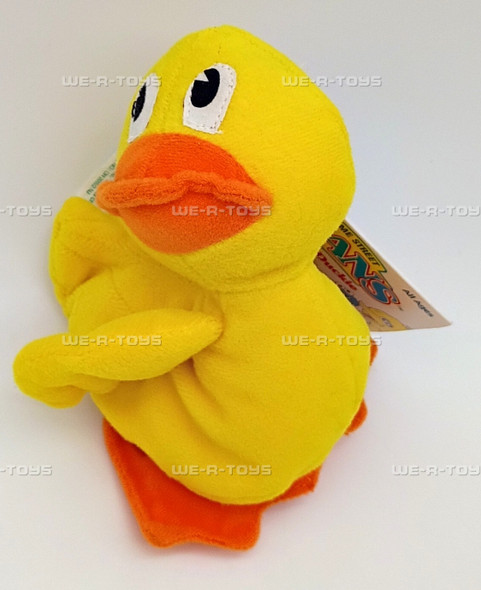 Sesame Street Beans Rubber Duckie Plush 30 Year Anniversary Tyco 1997 #33636