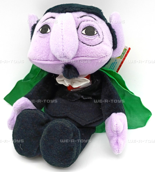 Sesame Street Beans The Count Plush 30 Year Anniversary Tyco 1997 No. 34632