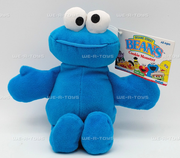 Sesame Street Beans Cookie Monster Plush 30 Year Anniversary 34627 Tyco 1997