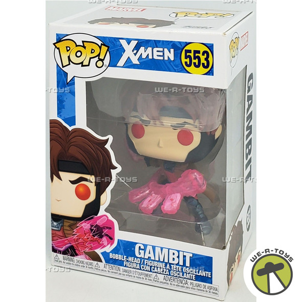 Funko Pop Marvel X-Men Classic Gambit with Cards 553 Vinyl Bobble-Head Figure