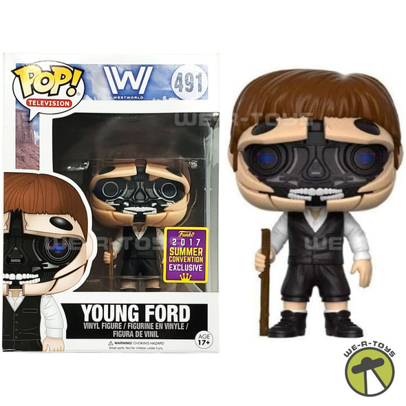 Funko Pop! TV: Westworld Young Ford Unmasked 2017 Exclusive Vinyl Figure 491