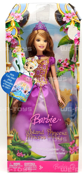 Barbie as The Island Princess Luciana Doll Mattel 2007 #L3130 NRFP