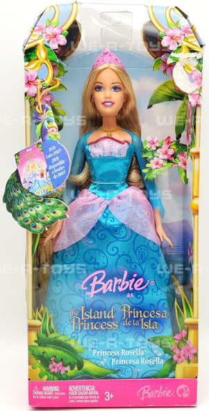 Barbie as The Island Princess Rosella Doll Mattel 2007 #L3130 NRFP