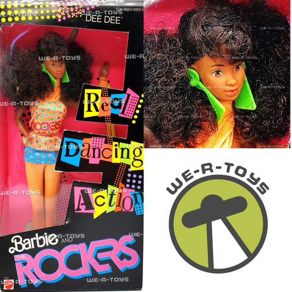 Barbie and the Rockers Dee Dee Doll 1986 Mattel 3160 USED