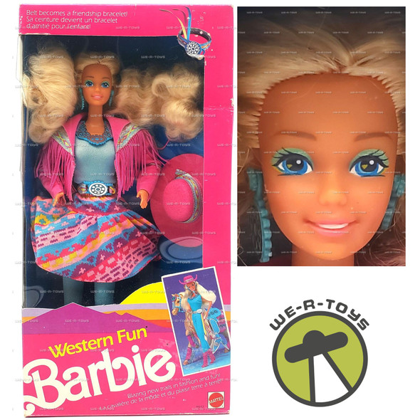 Barbie Western Fun Doll 1989 Mattel No. 9932