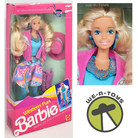 Barbie Western Fun Doll 1989 Mattel No. 9932