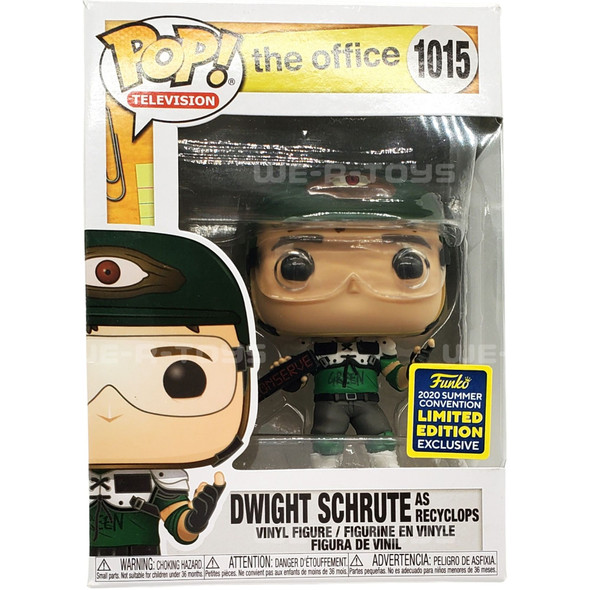 Funko Pop! The Office Dwight Schrute Recyclops with Helmet 2020 Exclusive 1015