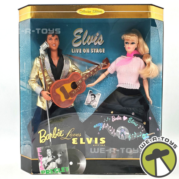 Barbie Loves Elvis Collector Edition Doll Set 1996 Mattel #17450