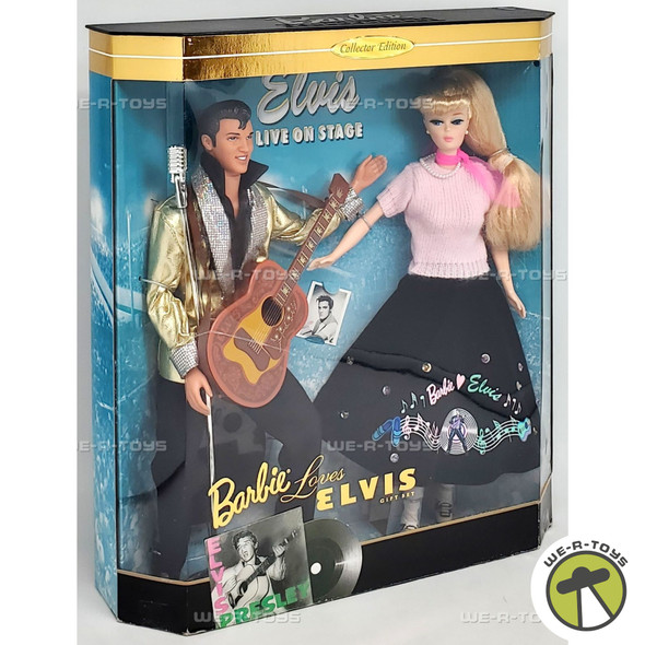 Barbie Loves Elvis Collector Edition Doll Set 1996 Mattel #17450