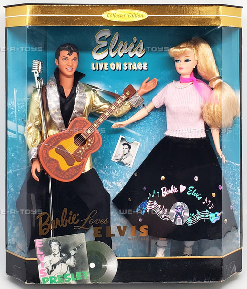 Barbie Loves Elvis Collector Edition Doll Set 1996 Mattel #17450