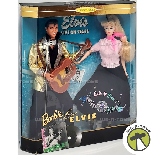 Barbie Loves Elvis Collector Edition Doll Set 1996 Mattel #17450