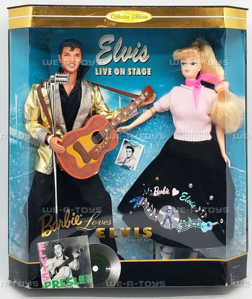 Barbie Loves Elvis Collector Edition Doll Set 1996 Mattel #17450