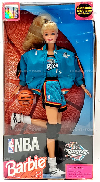 Detroit Pistons Barbie Doll NBA 1998 Mattel 20706