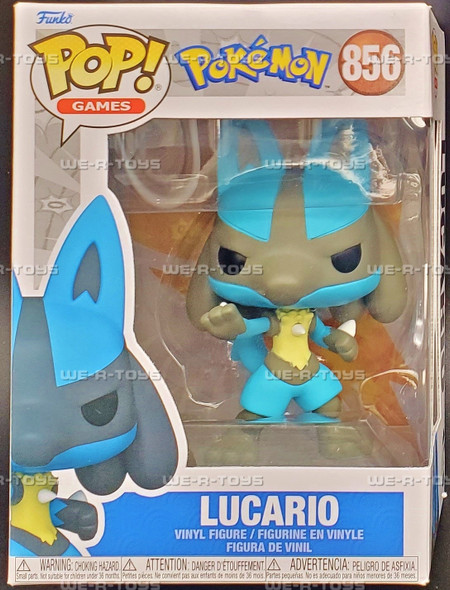 Funko Pop! Games Pokemon 856 Lucario Vinyl Figure NEW