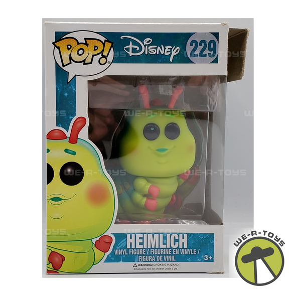 Funko Pop! Disney Pixar A Bug's Life Heimlich Caterpillar Figurine #229 USED