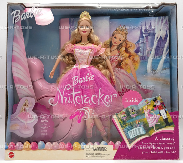 The Sugarplum Princess Barbie in The Nutcracker Doll 2001 Mattel 50791 & Book