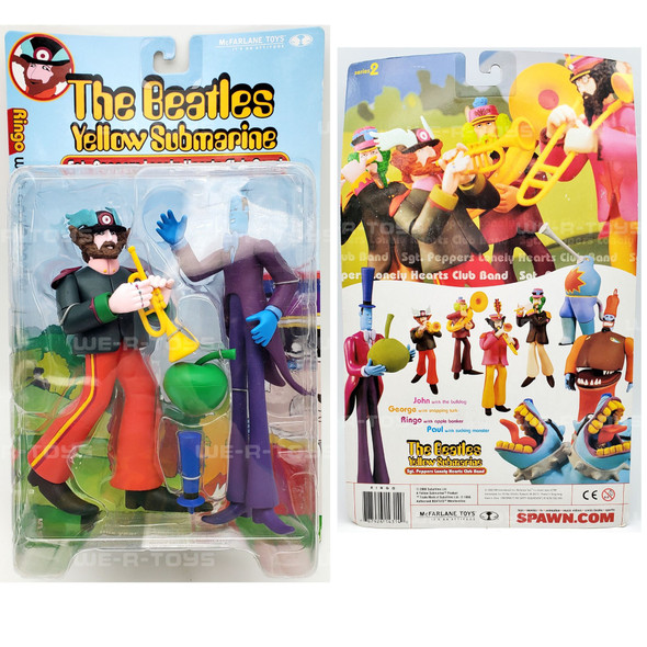 The Beatles Yellow Submarine Sgt. Peppers Lonely Hearts Set of 4 Figures NRFP