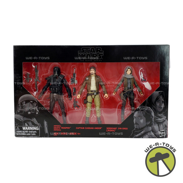 Star Wars Black Series Death Trooper Cassian Andor Jyn Erso Figures #B9609 NRFB