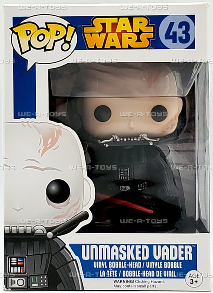 Star Wars Funko POP! Star Wars Unmasked Darth Vader Vinyl Bobble-Head Figure 