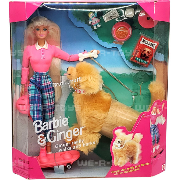 Barbie & Ginger The Dog 1997 Mattel 17116