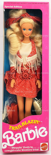 Barbie Trailblazin' Western Doll Special Edition 1991 Mattel 2783 New