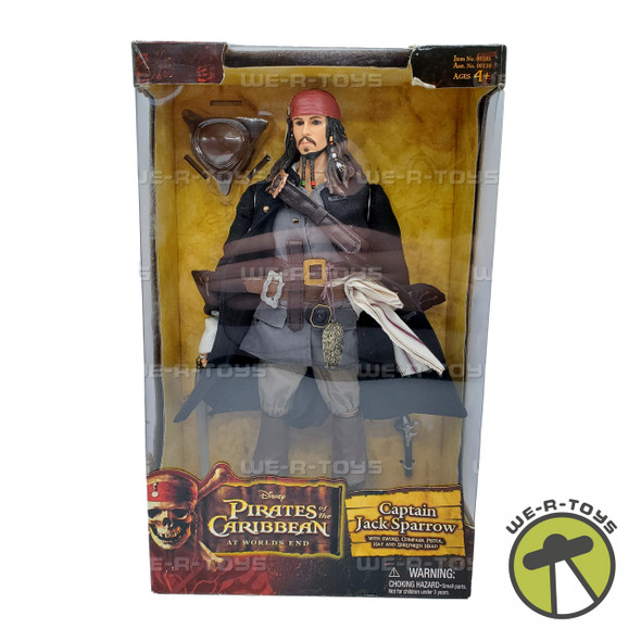 Disney Pirates Of The Caribbean At World's End Captain Jack Sparrow #00105 NRFB