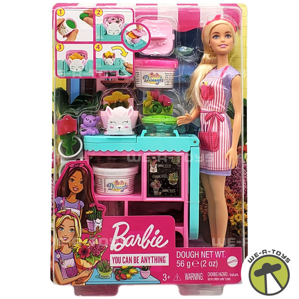 Barbie Florist Doll & Playset You Can Be Anything Series 2020 Mattel GTN58
