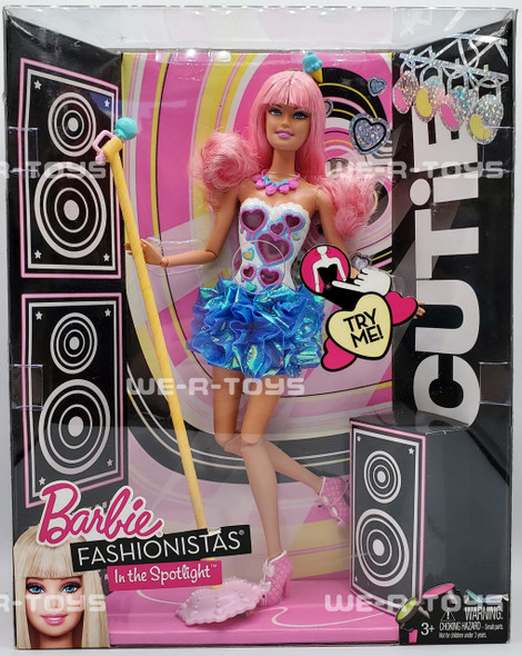 Barbie Fashionistas In The Spotlight Cutie Doll 2010 Mattel #W1596 NRFB