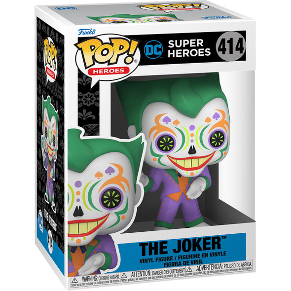 Funko Pop! Heroes: Dia De Los Joker Glow in The Dark Special Edition Figure 414