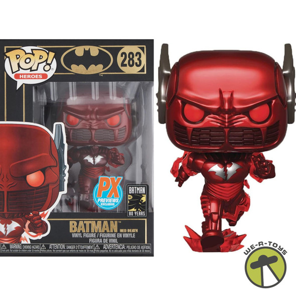 DC Funko Pop! Heroes: Batman Red Death Vinyl Figure PX 80 Years of Batman 283