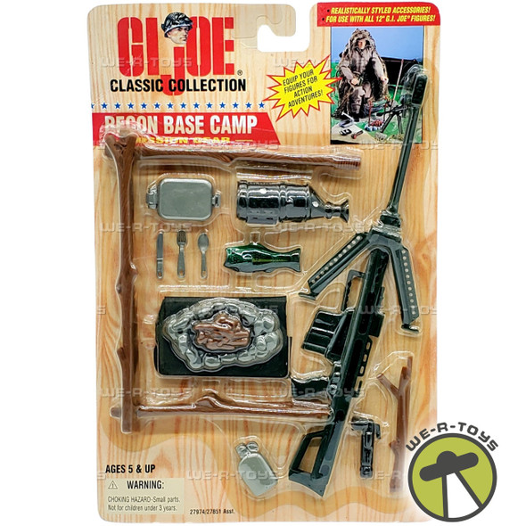  G.I. Joe Classic Collection Recon Base Camp Mission Gear 1997 Hasbro 27974 