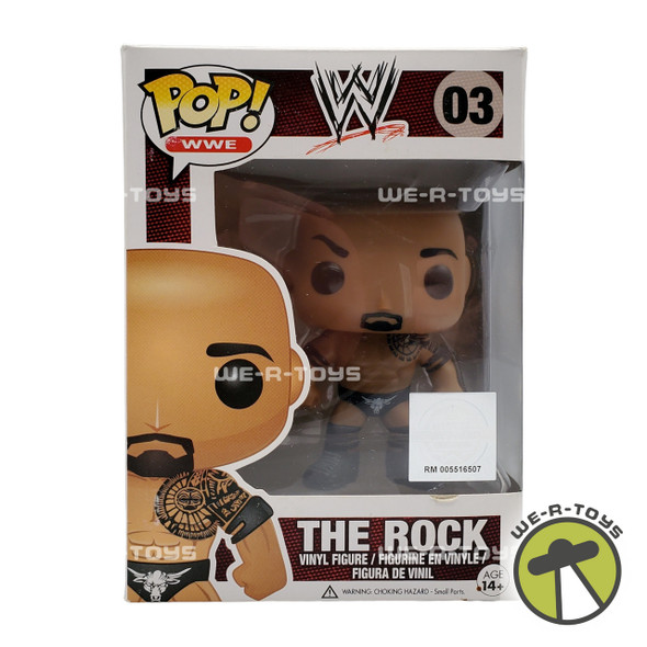 WWE Funko Pop! WWE Dwayne 'The Rock' Johnson Vinyl Wrestling Figure #03
