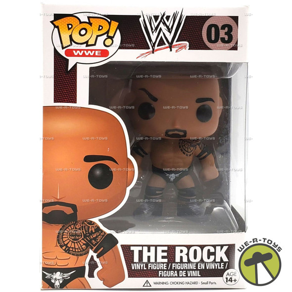 Funko Pop! WWE Dwayne 'The Rock' Johnson Vinyl Wrestling Figure #03