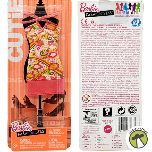 Barbie Fashionistas Cutie Tangerine Colored Print Sundress 2010 Mattel R4273