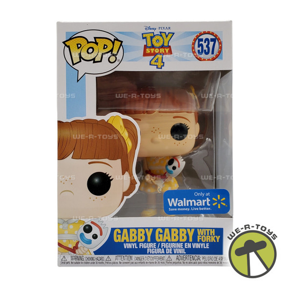 Disney Pixar Funko Pop! Disney Toy Story 4 Gabby Gabby With Forky Walmart Exclusive #537