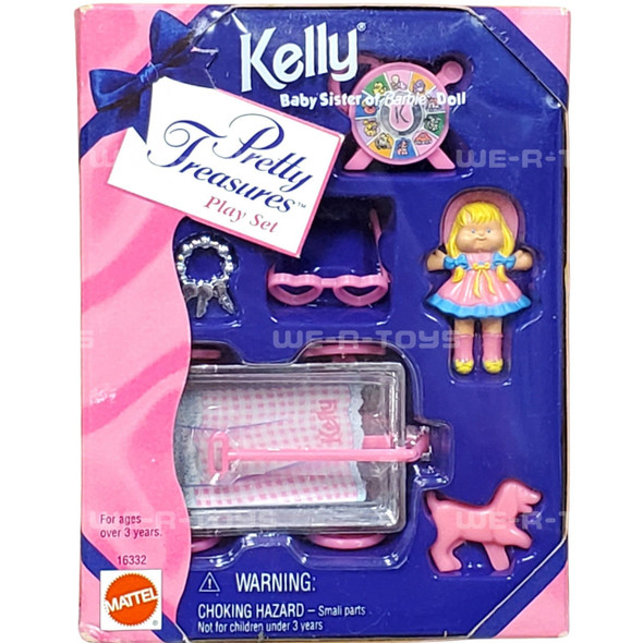  Barbie Pretty Treasures Sister Kelly's Playset 1996 Mattel 16332 