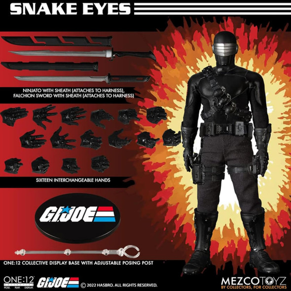 G.I. Joe: Snake Eyes One:12 Collective Deluxe Edition 2023 Mezco Toyz