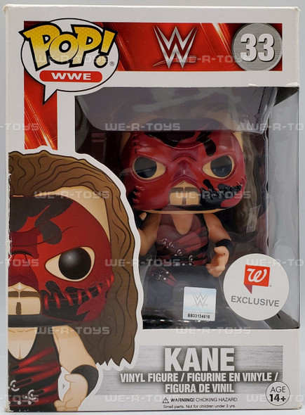 WWE Funko Pop! WWE Kane Walgreens Exclusive Vinyl Wrestling Figure #33 