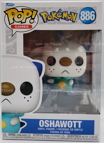 Pokémon Funko Pop! Games Pokémon Oshawott Vinyl Figure #886