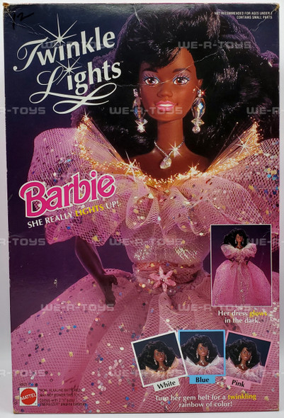 Barbie Twinkle Lights Doll African American 1993 Mattel 10521 NEW