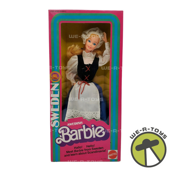 Barbie Swedish Barbie Dolls of the World 1983 Mattel #4032 NRFB