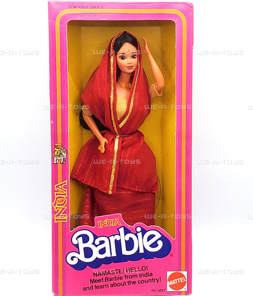 Barbie Dolls of the World Collection India Doll 1981 Mattel #3897 NRFB