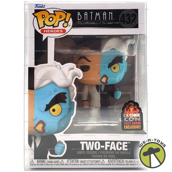 Funko Pop! Heroes DC Two-Face Batman The Animated Series 2021 LA Comic Con #432