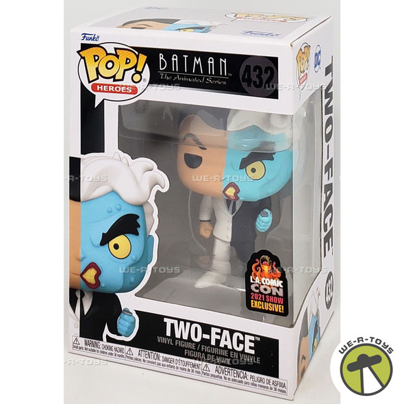 Funko Pop! Heroes DC Two-Face Batman The Animated Series 2021 LA Comic Con #432
