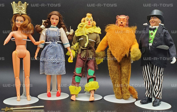Lot of 5 Vintage The Wizard of Oz 8" Articulated Figures Mego 1971-1974 USED