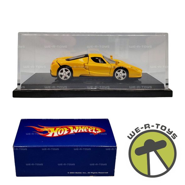  Hot Wheels FAO Schwarz Exclusive Yellow Ferrari 2004 Mattel 